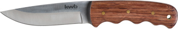Hunting knife with bubinga wood handle, 220 mm