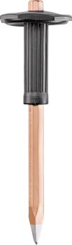 Point chisel with hand protection