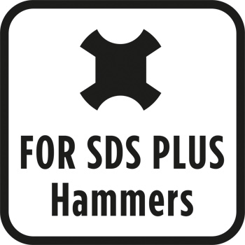 For SDS plus hammers