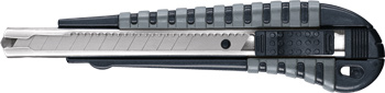 Snap off blade knife with auto-load function