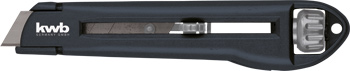 Cutter Interlock con cuchilla de segmentos con botón de empuje, 18 mm