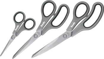 Scissors set 3-pcs., 140 mm, 210 mm, 250 mm