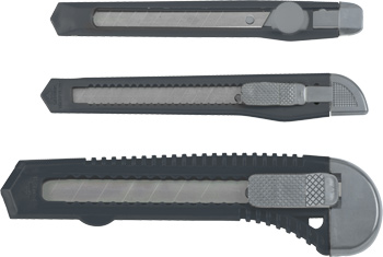Abbrechklingenmesser-Set, 3-tlg.