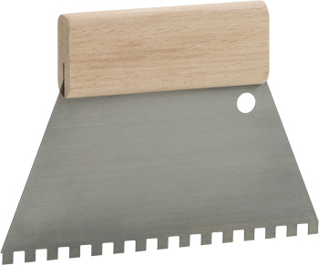 Notched Trowel, 180 mm, Teeth 6 x 6 mm 
