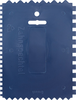 Notched Trowel, Plastic, 180 x 140 mm