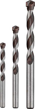 Concrete and Masonry Drill Set, 3 Piece