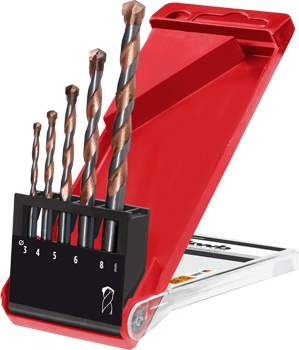 MULTI CUT multi purpose drill bit set, 5 pcs.