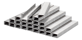 Staples, 11.4 mm x 10 mm, Fine Wire, Steel, 5000 Piece