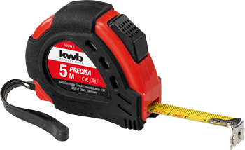 PRECISA steel tape measure, 5 m