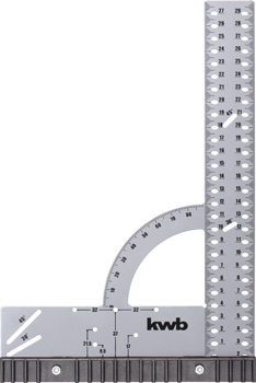Универсальный плотницкий угольник для точной разметки углов, линий и дверных петель