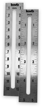 Depth gauge for routers and table saws