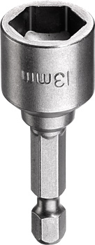 Llave de vaso con inserción hexagonal, 13 mm