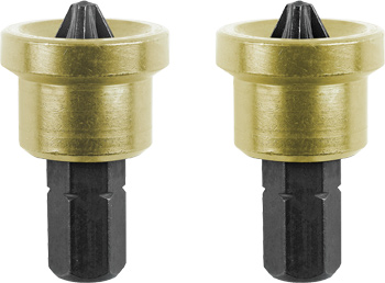 Drywall bits with depth stop, 2 x PZ 2