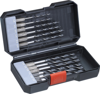 Wood drill bit set 12 pcs, S box