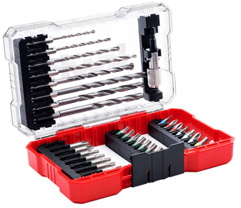 Bit- und Steinbohrer-Set 33-tlg., M-Box