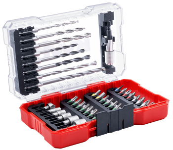Bit- und Multibohrer-Set 39-tlg., M-Box
