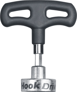 kwb hook driver with handle and 1/4" hexagon shank