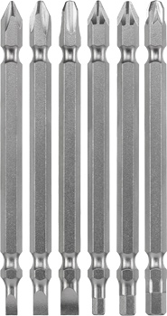INDUSTRIAL STEEL Doppel-Bit-Set, 1/4“, 6-tlg.