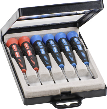 PROFI precision screwdriver set, 6pc.