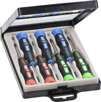 PROFI precision screwdriver set, 7pc.