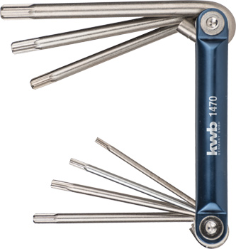 T-key wrench set, 7 pc.