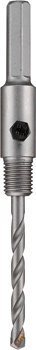 Shank with centring drill