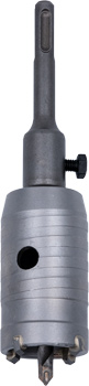 TCT Core Drill Bit with SDS Plus Shank and Pilot Drill Bit, Ø 40 mm