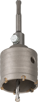 TCT Core Drill Bit with SDS Plus Shank and Pilot Drill Bit, Ø 68 mm