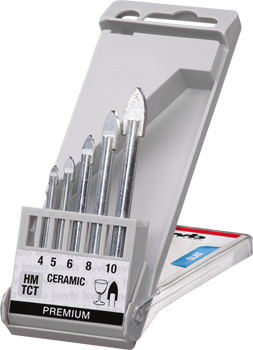 Glasbohrersatz CERAMIC+, 5-tlg.