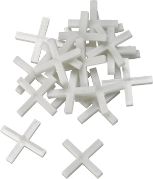 Tile Spacers, 250 Piece, 4 x 28 mm