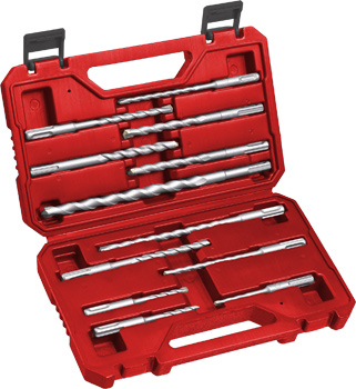 SDS Plus Drill Bit Set, 12 Piece