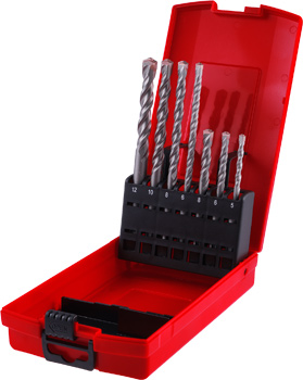 HB4 SDS Plus Hammer Drill Bit Set, 7 Piece