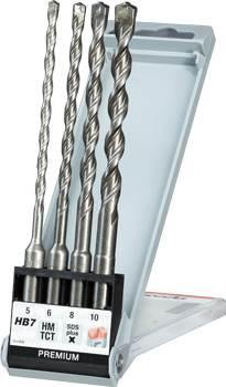 HB 7 SDS plus X Hammerbohrersatz, 4-tlg.