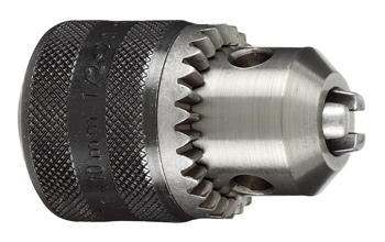 Geared Drill Chuck, for impact drills, DIN 6349 L, with key, female thread (form B)