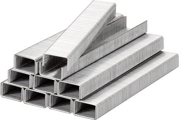 Staples, Flat Wire, Steel, 750 Piece, 10.7 x 12 mm