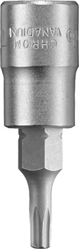 Socket Wrench Bit Insert, 1/4" x T15