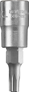 Socket Wrench Bit Insert, 1/4" x T25