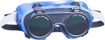 Schweißerschutzbrille, für Brillenträger, klappbar, Schutzstufe 5A