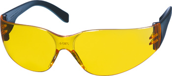 Schutz- und Freizeitbrille, gelb transparent