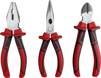 Pliers Set, 160 mm, 3 Piece