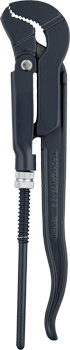 Pipe wrench, S-profile jaws