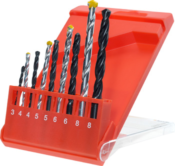 Bohrer-Set, 9-tlg.