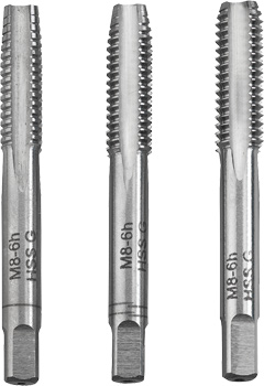 Hand Tap Set, 3 Piece, M3
