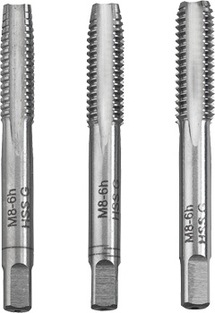Hand Tap Set, 3 Piece, M6