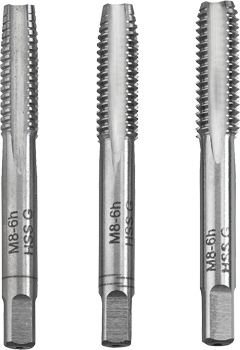 Hand Tap Set, 3 Piece, M12