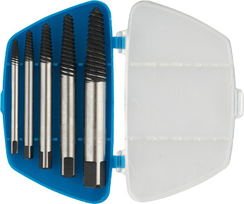 Screw Extractor Set, 5 pcs.