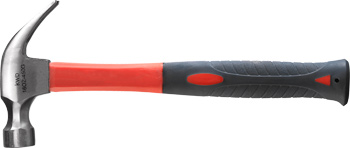 Claw hammer, fibreglass shaft