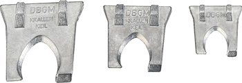 Horseshoe hammer wedges, 3pcs. Assorted