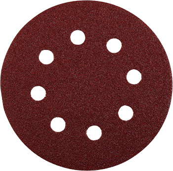Quick-Stick Edelkorund-Schleifscheiben-Set für Holz und Metall, gelocht, 25-tlg., Ø 115 mm, K60 / K120 / K180