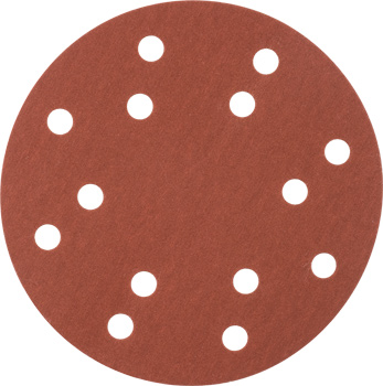 Quick-Stick Aluminium Oxide Sanding Discs for Wood and Metal, Perforated, 5 pcs., Ø 150 mm, G 320
